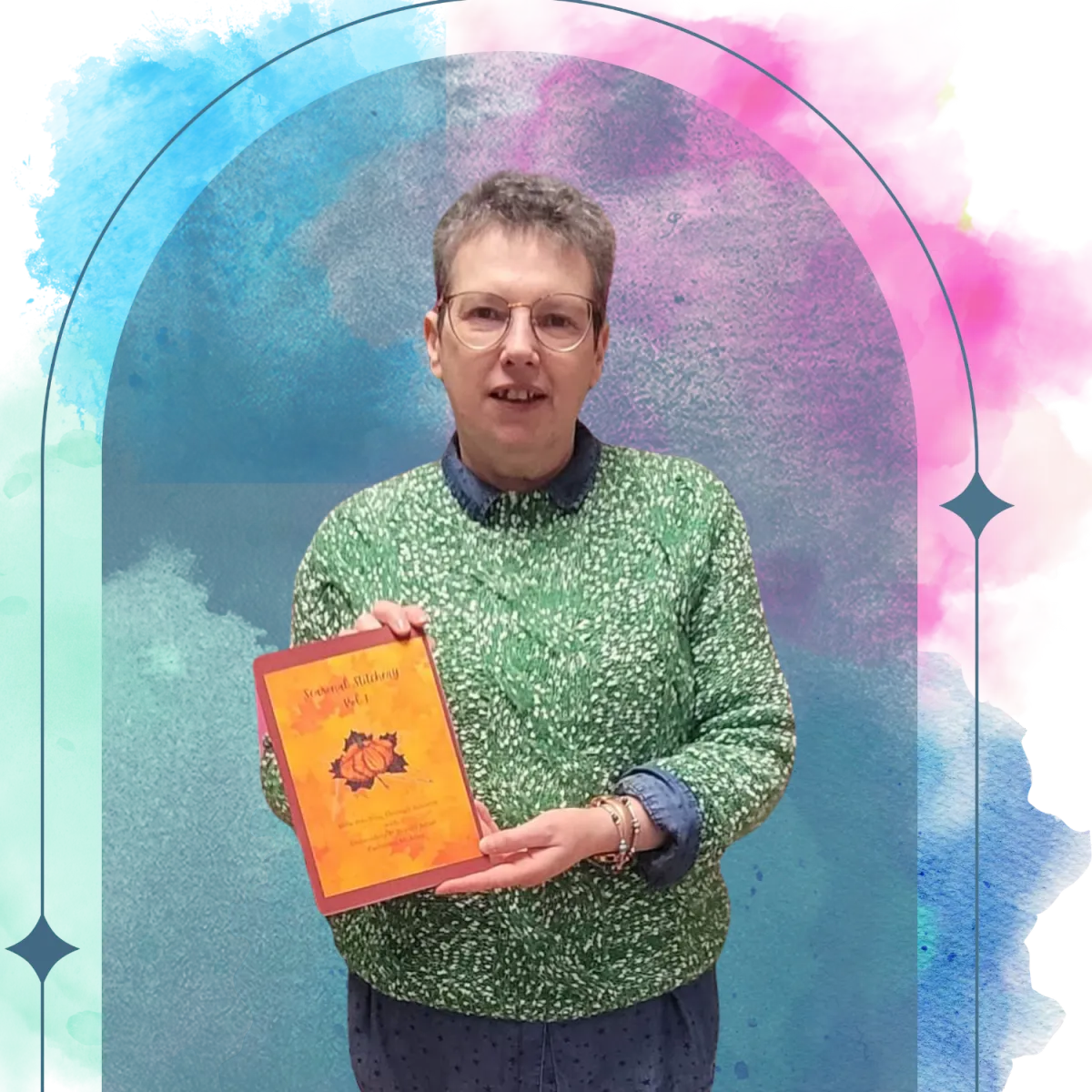 Catherine McAtier, Founder WHAT IF Paisley Ltd, Embroidery and textile artist, creativity coach, Creative