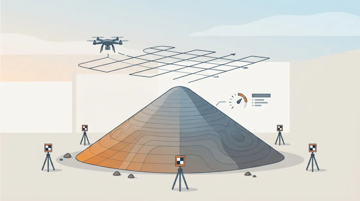 Drone Stockpile and Earthworks Surveys: Accurate Volumes Without the Guesswork