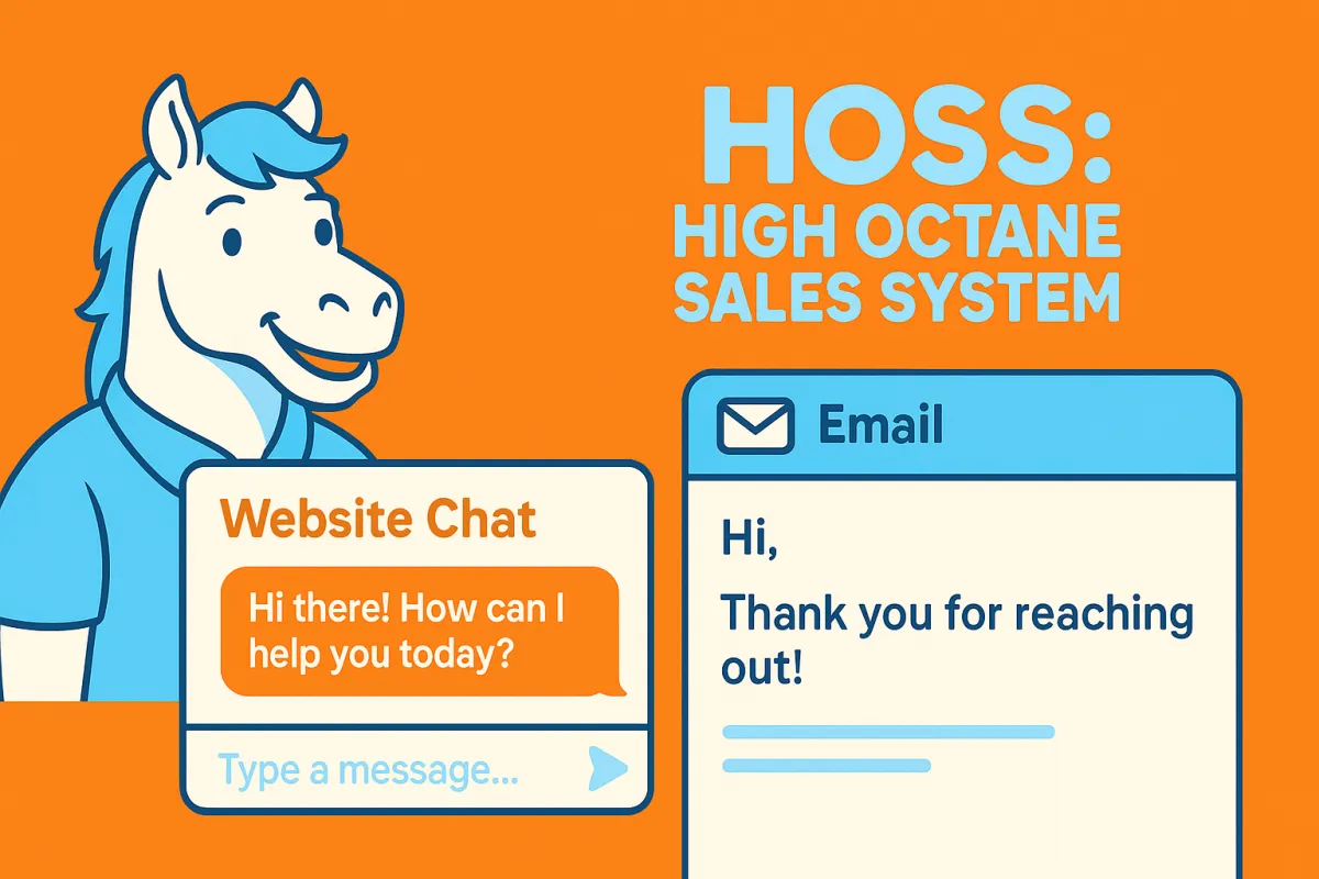 Hoss demo email automation orange flicker