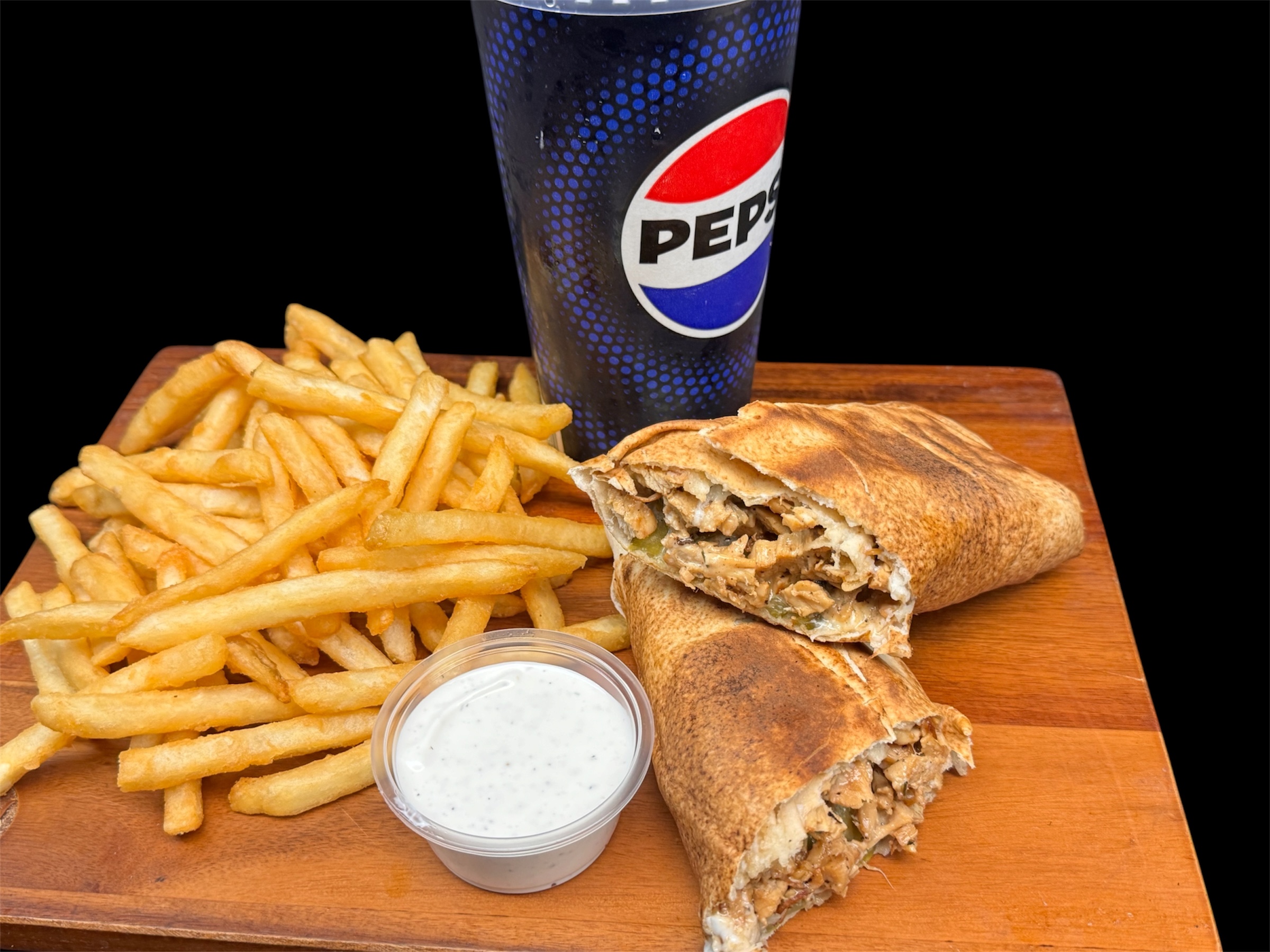 Shawarma Combo with fries and drink