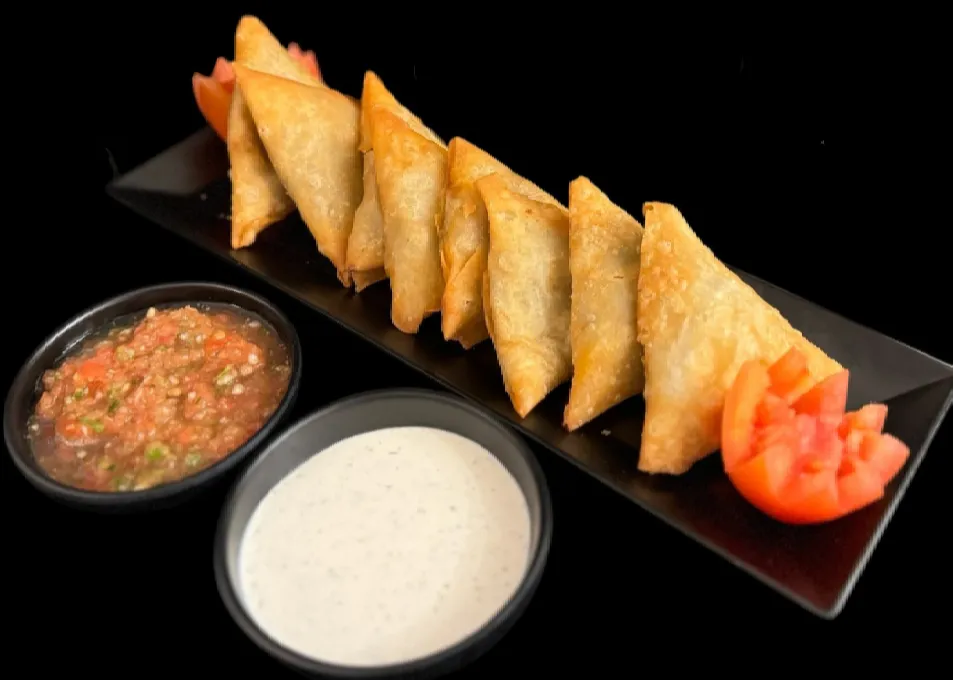Falafel, sambosa, kebba and Mediterranean appetizers from Town Kitchen