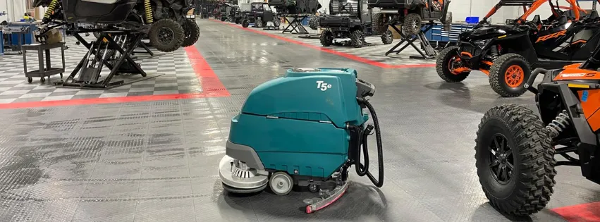 Powerkleen Walk behind scrubber water flow troubleshooting