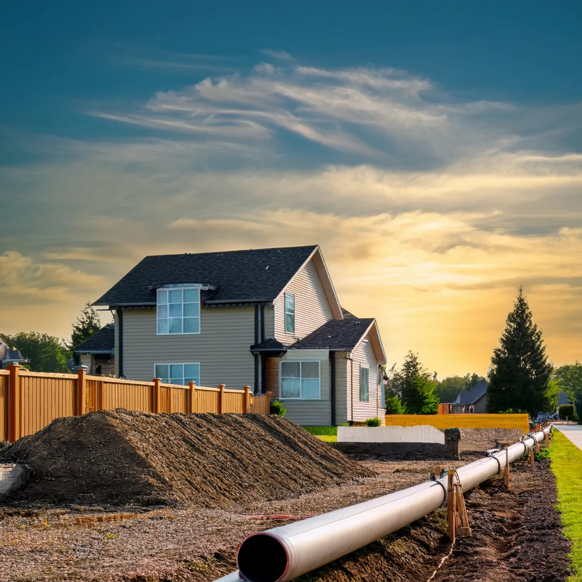 Gas Line Installation and Connection