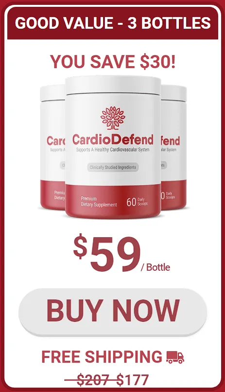 Order CardioDefend 3 Bottles