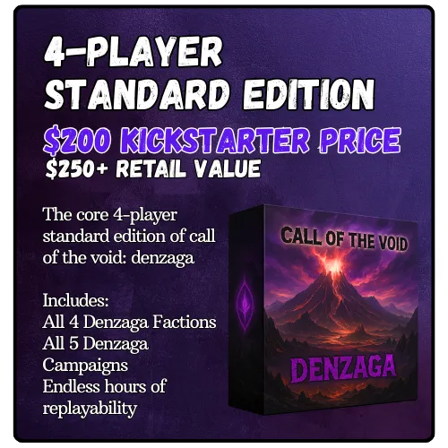 The Call of the Void: Denzaga Board Game 1-4 Players