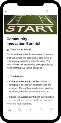 Innovation Sprint