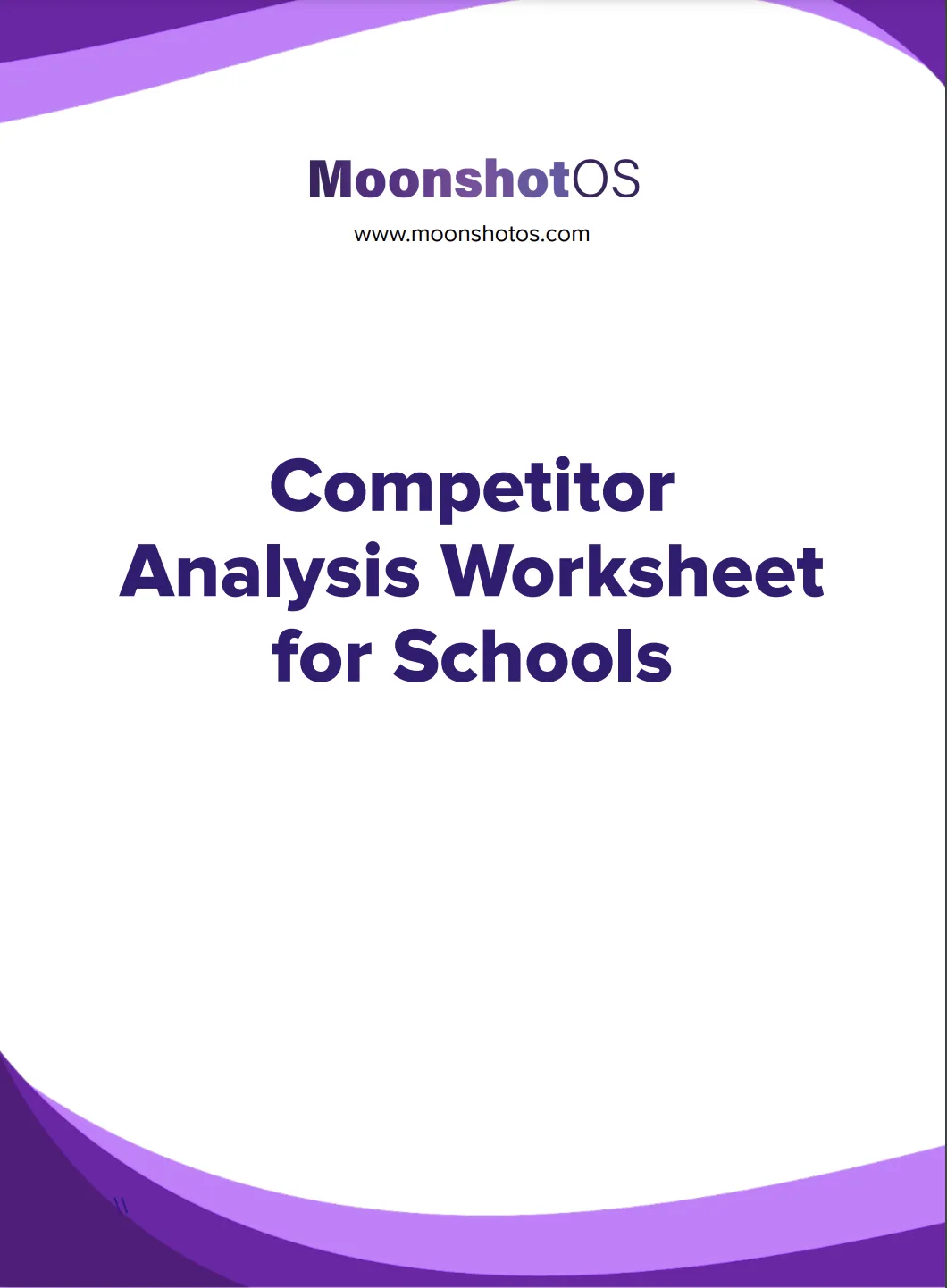 Competitor Analysis Worksheet for Independent Schools