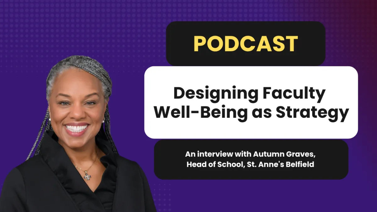 Designing Faculty Well-Being as Strategy