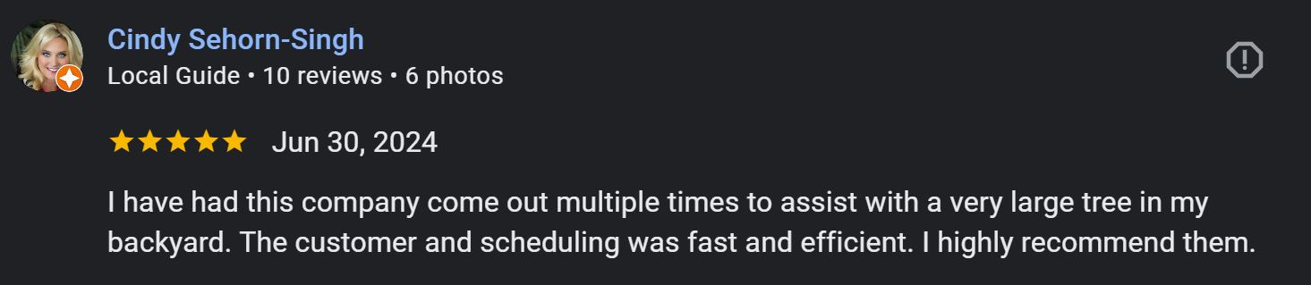 Oregon City Tree Service Review