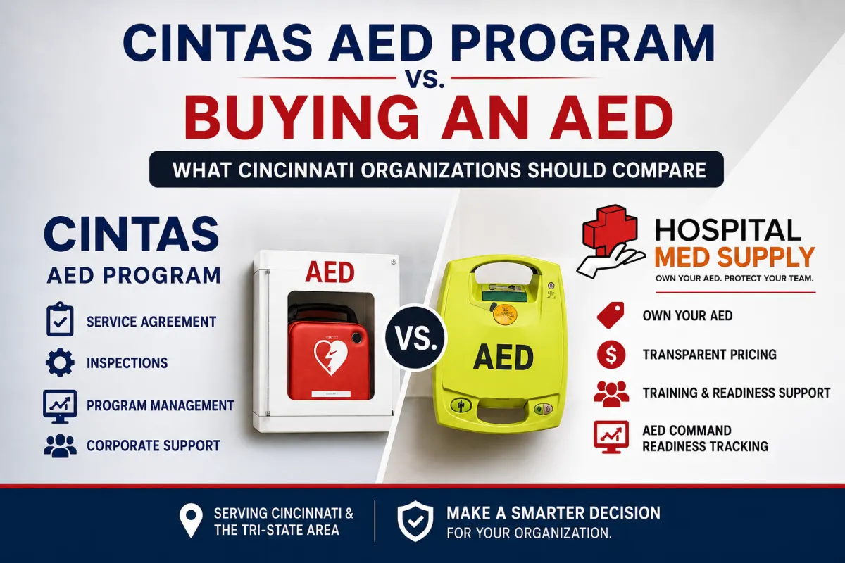 Cintas AED Alternative Cincinnati | Buy vs. Service