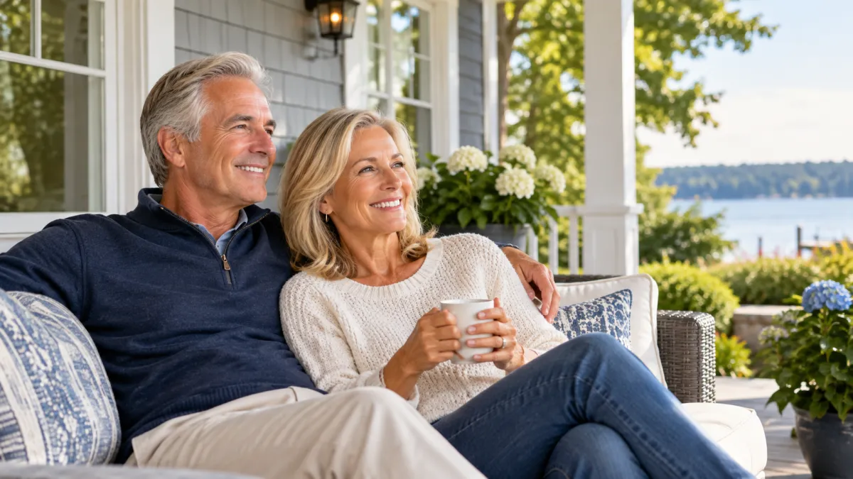 Homeowners exploring reverse mortgage options for retirement