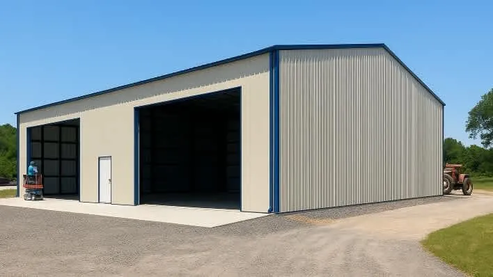 Modern metal building in Prescott designed for storage, workshops, and agricultural needs