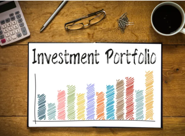 investment portfolio bar chart