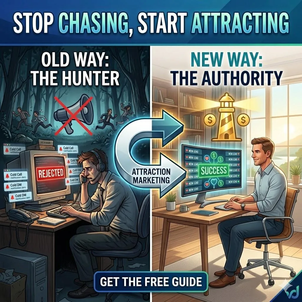 Attraction Marketing vs. Cold Outreach: Why Value Wins in 2026