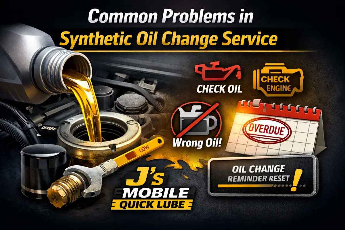 Common Problems in Synthetic Oil Change Service and How to Avoid Them