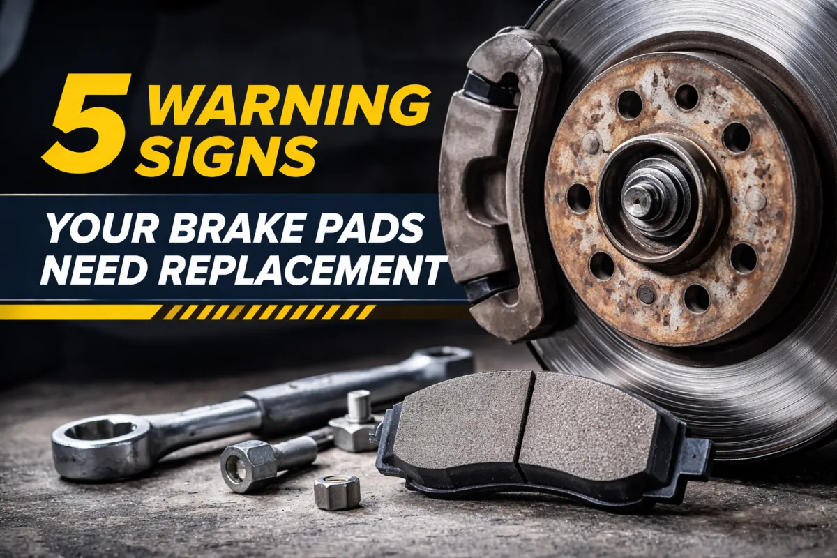 5 Key Warning Signs That Your Brake Pads or Rotors Need Replacement