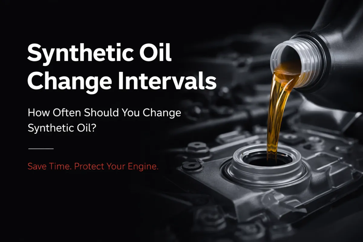 How Synthetic Oil Helps Extend Oil Change Intervals