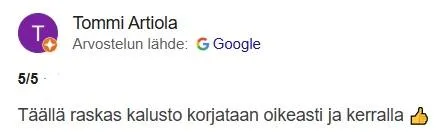 Rekan korjaus Uusikaupunki