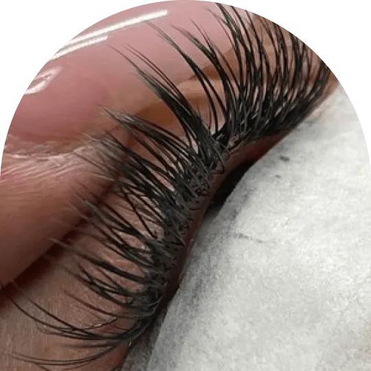 Classic full set 1:1 natural eyelash extensions by Saby