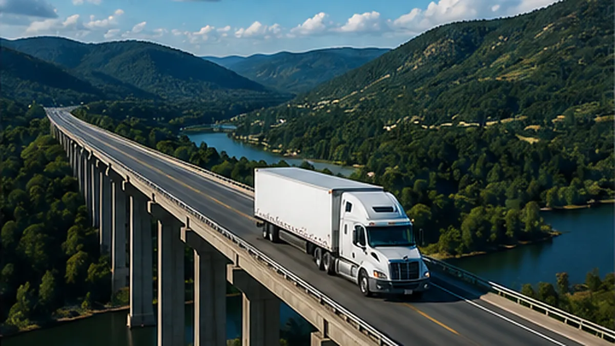 Nationwide interstate transportation — long-distance trucking