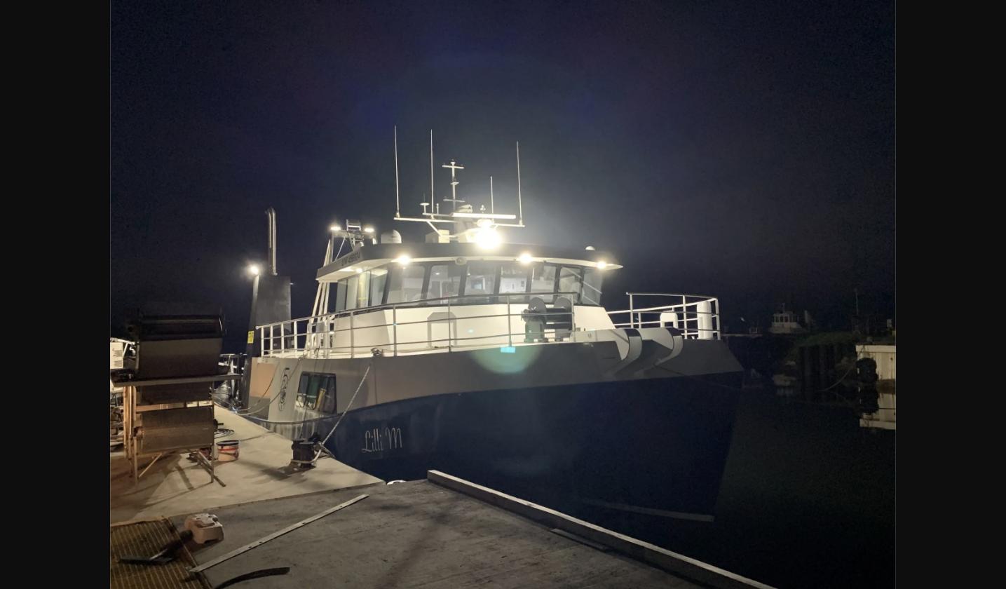 Marine vessel lit with ILA lighting