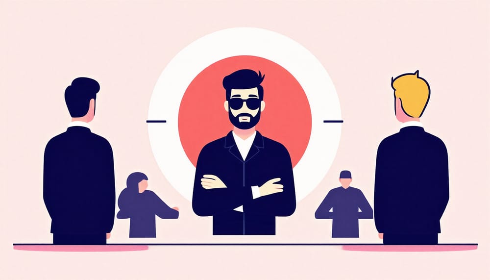 Icon representing step 1: Refer a client., flat illustration