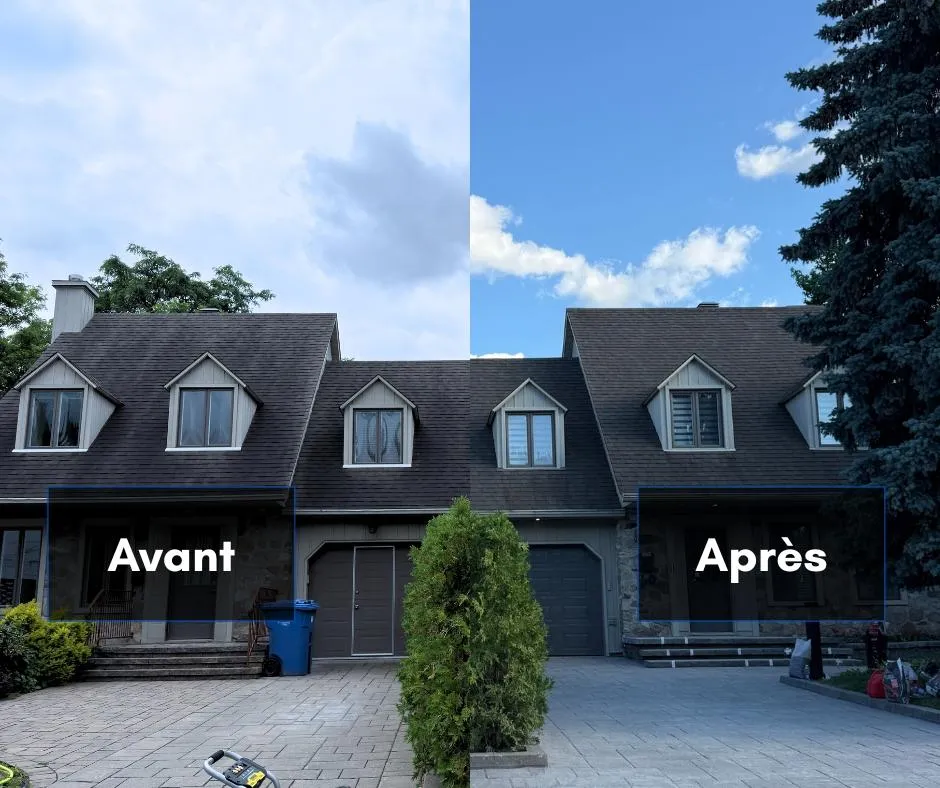 Nettoyage de toiture à Montréal, Québec par Moussa Nettoyage