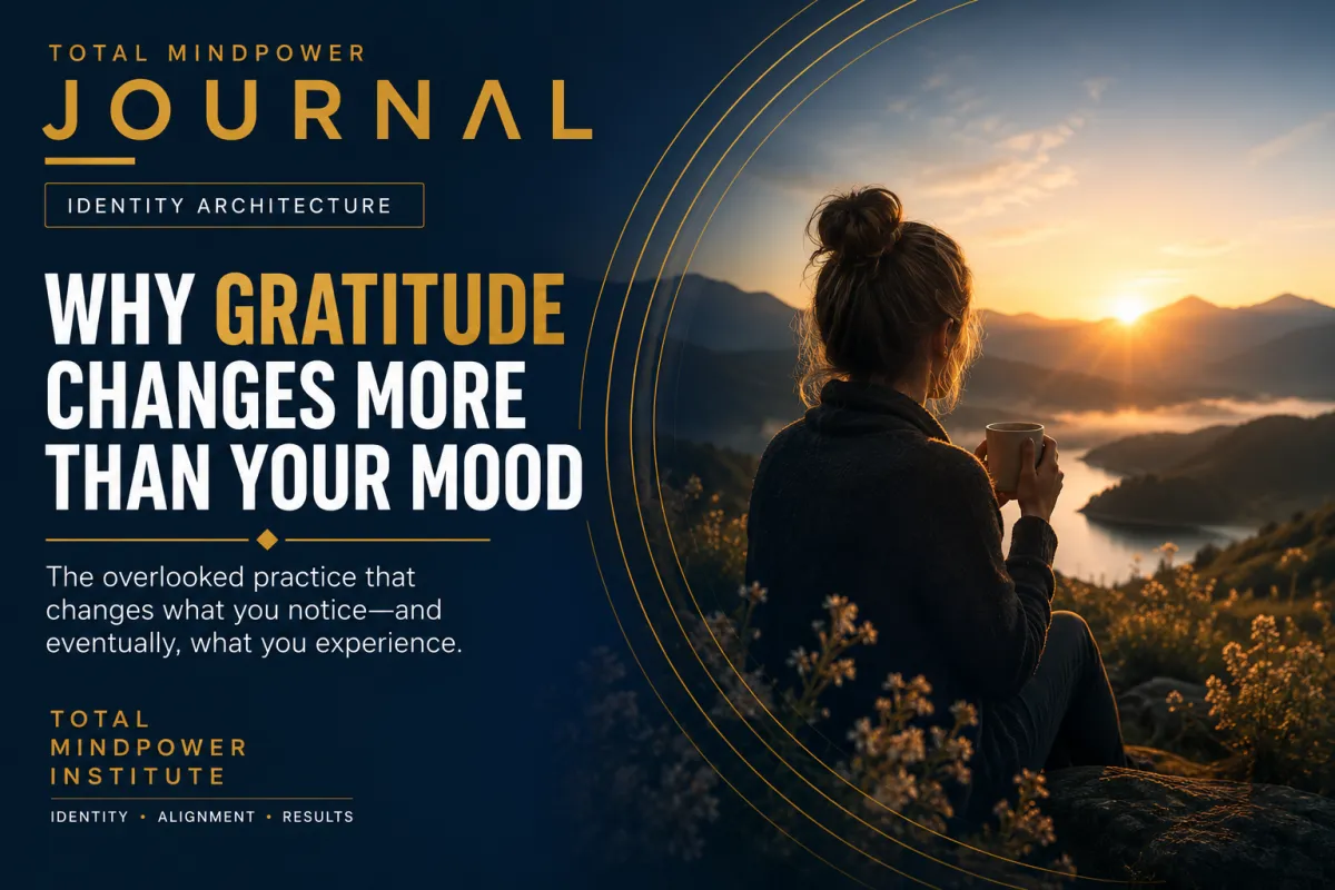 Why Gratitude Changes More Than Your Mood