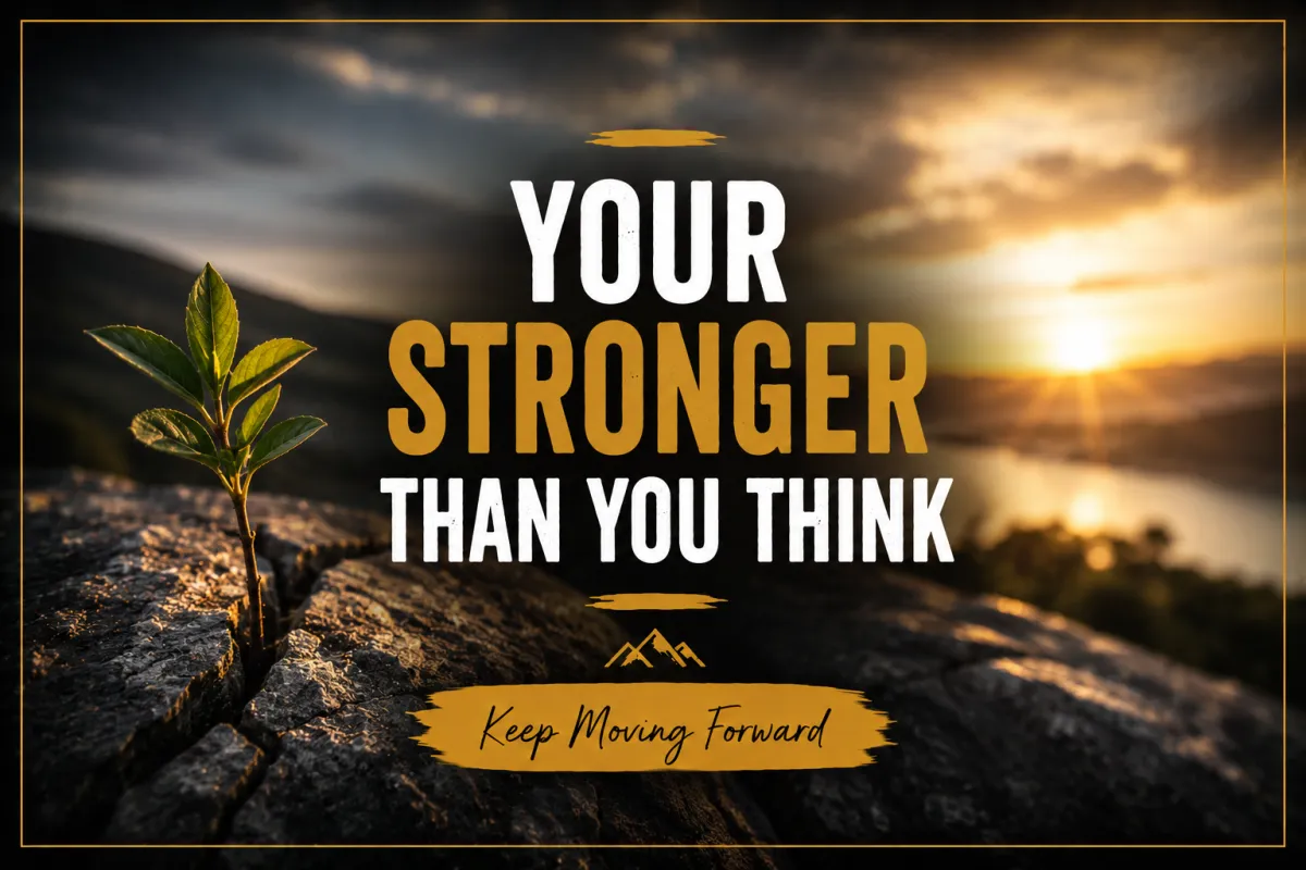 YOU'RE STRONGER THAN YOU THINK!