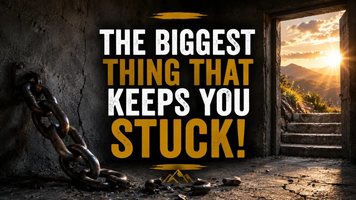 THE BIGGEST THING THAT KEEPS YOU STUCK!