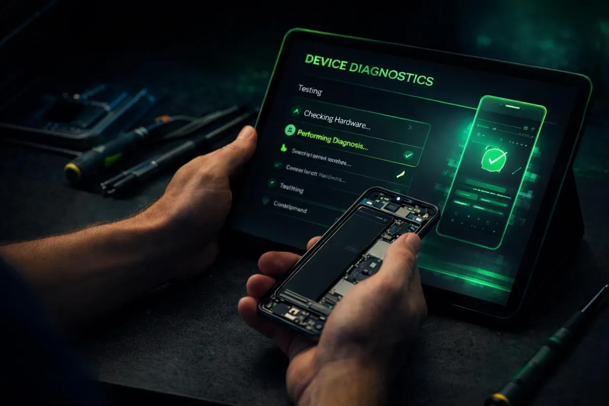 A man standing in front of a projector screen