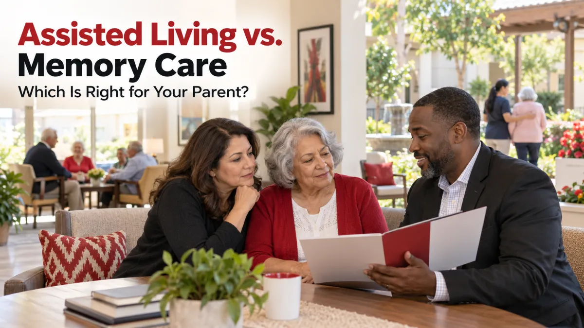 Assisted Living vs. Memory Care in Stockton: Which Is Right for Your Parent?