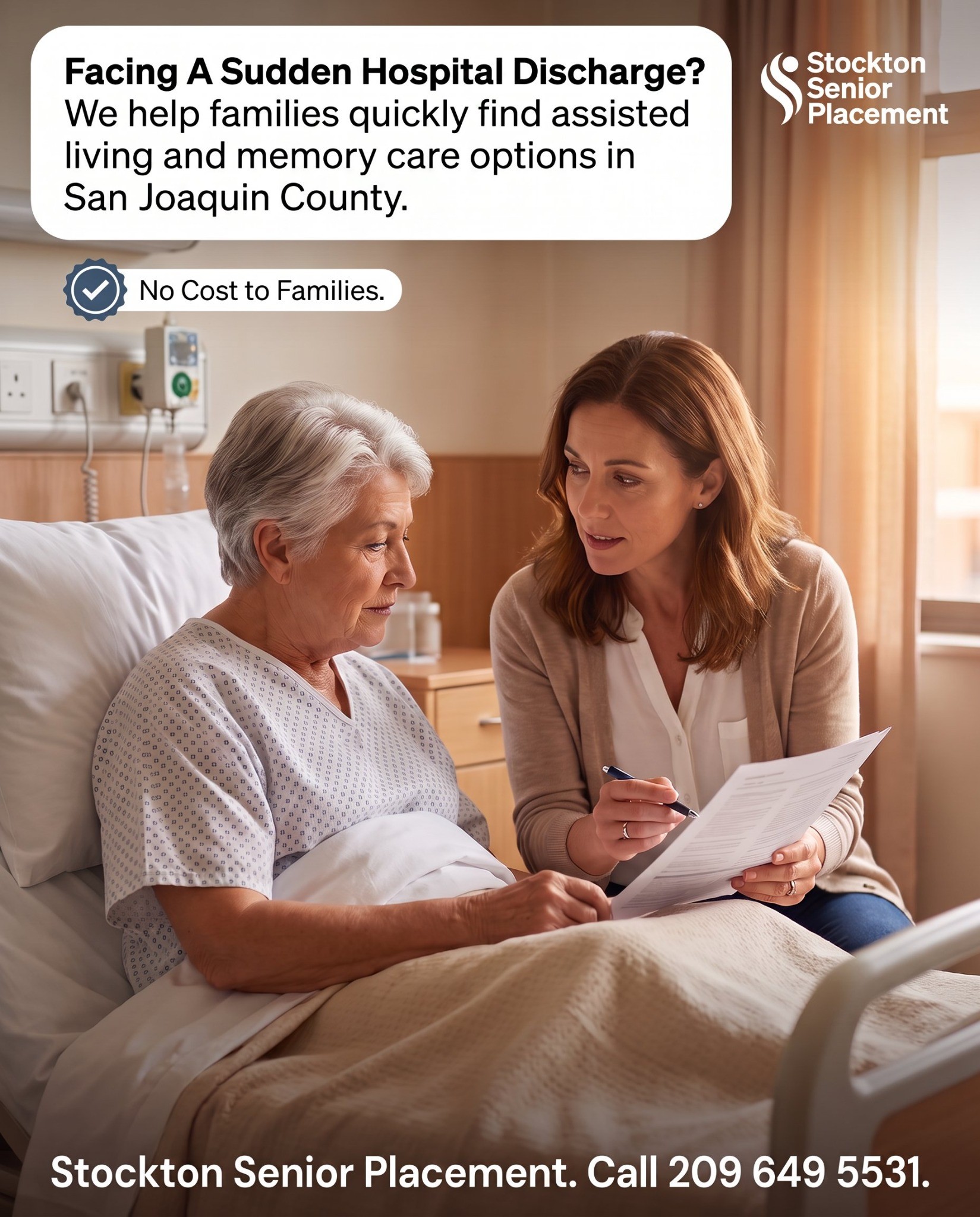 What to Do When a Parent Is Discharged from the Hospital and Can't Go Home