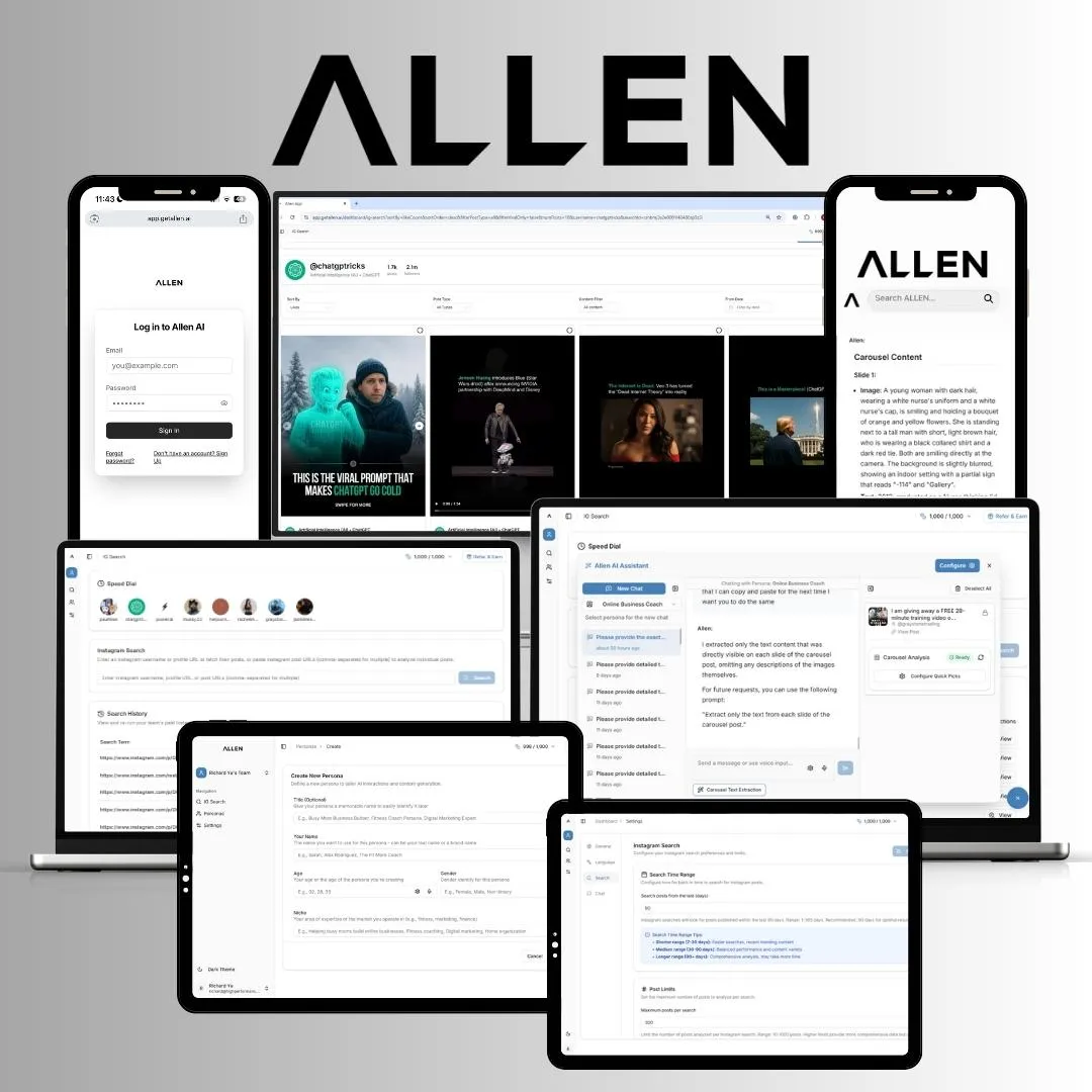 Overview of FFAI, creating your AI Twin and digital marketing tools