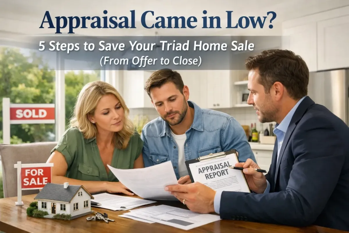 Appraisal Came in Low? 5 Steps to Save Your Triad Home Sale