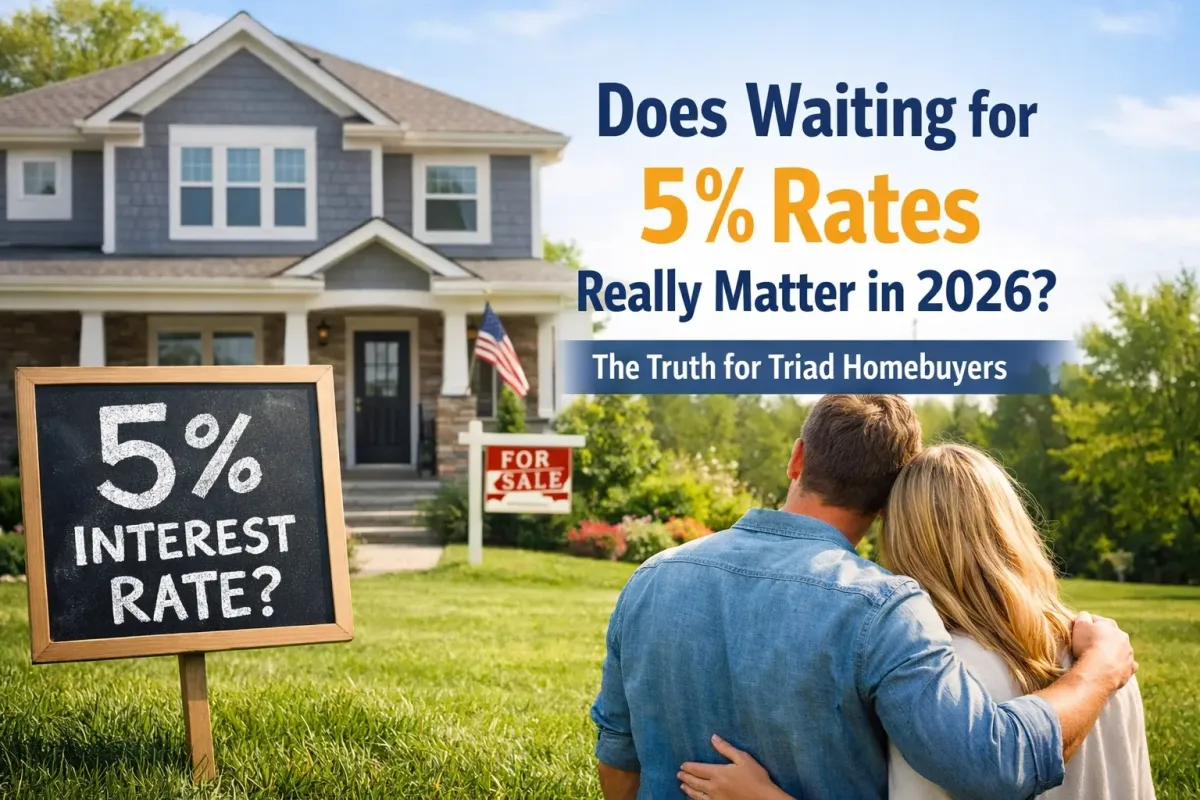 Does Waiting for 5% Rates Matter in 2026? | Triad NC Real Estate