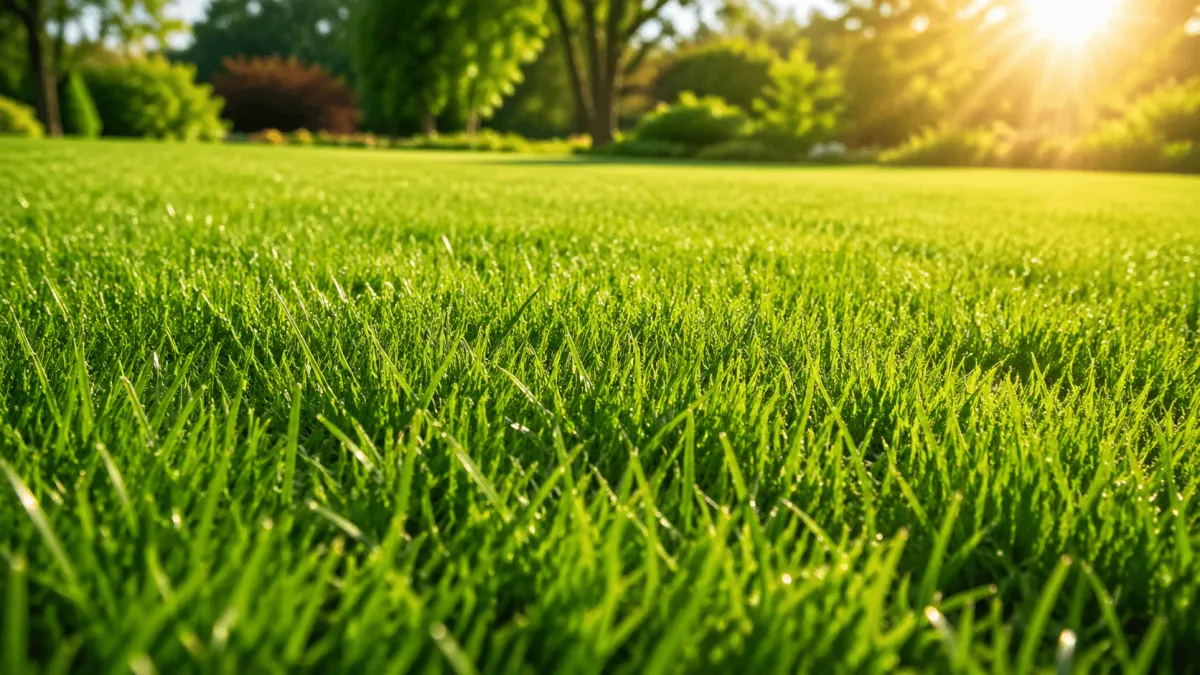 Close up of green grass