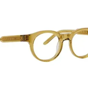 Bold yellow eyewear glasses featuring round frames, part of the Enjoy Optical collection, showcasing trendy design for stylish optical fashion.