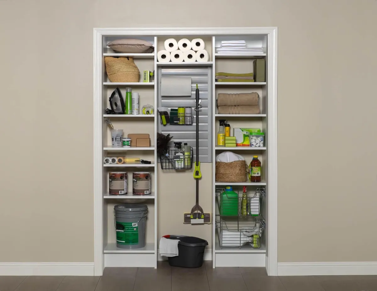 White Utility Closet