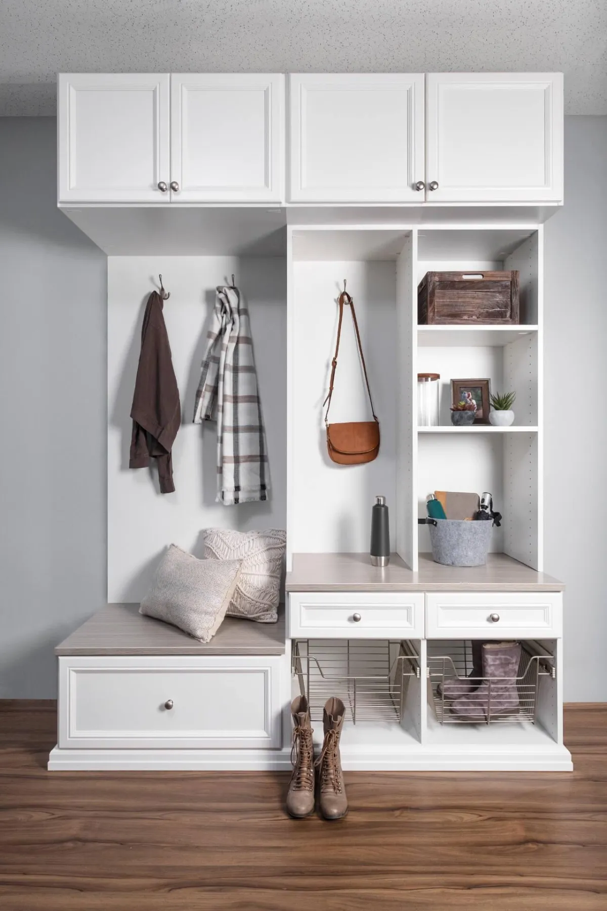 White Milan Mudroom