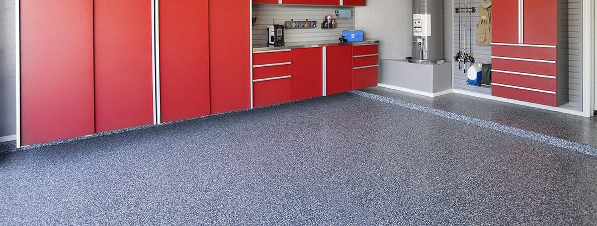 Epoxy garage floor