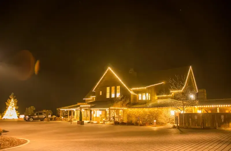 Affordable holiday lighting from Christmas Lights Factory featuring festive decorations and pricing options.