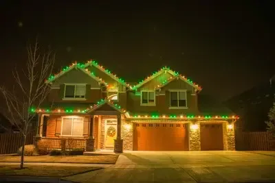 Commercial Holiday Lights Installation