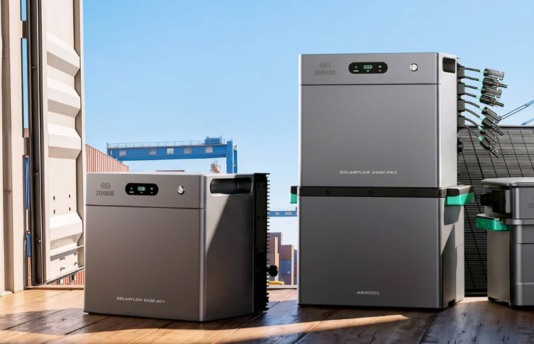 Zendure SolarFlow Komplett-Paket mit Smart PVHub und AB1000 Batterie