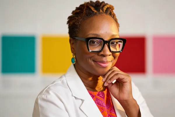 Dr. Stacey Denise explaining neuroaesthetics and how beauty heals the brain during menopause