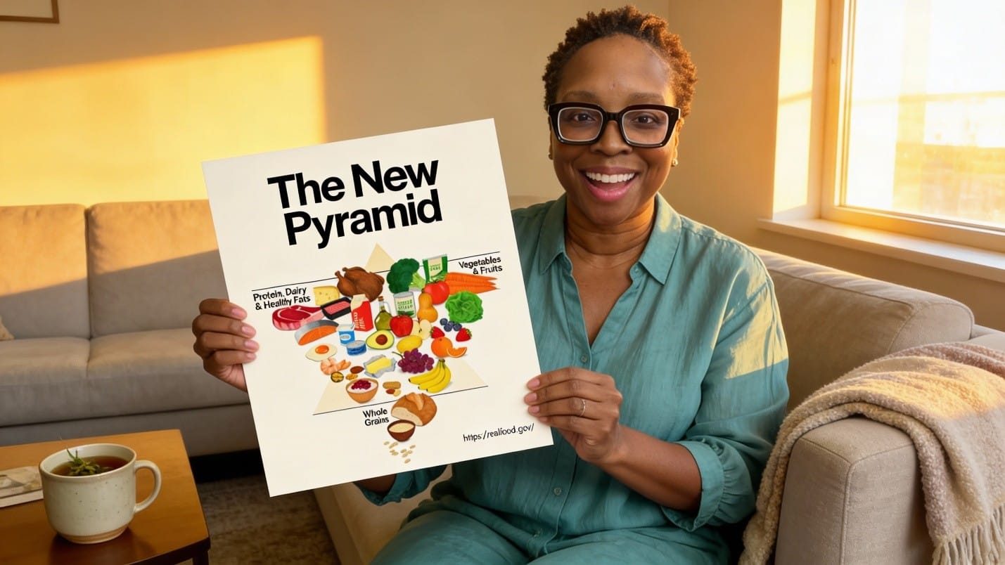 Can the New “Real Food” Pyramid Actually Help You Sleep in Menopause?