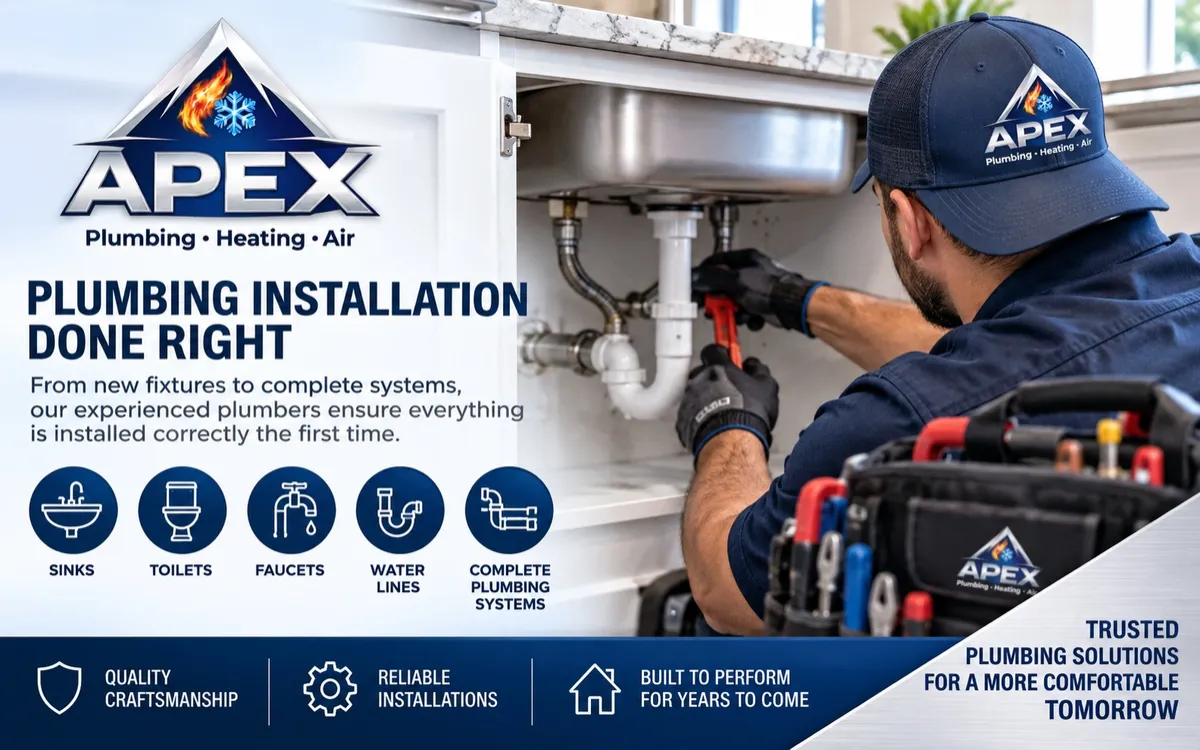Plumbing Installation Done Right: From New Fixtures to Complete Systems