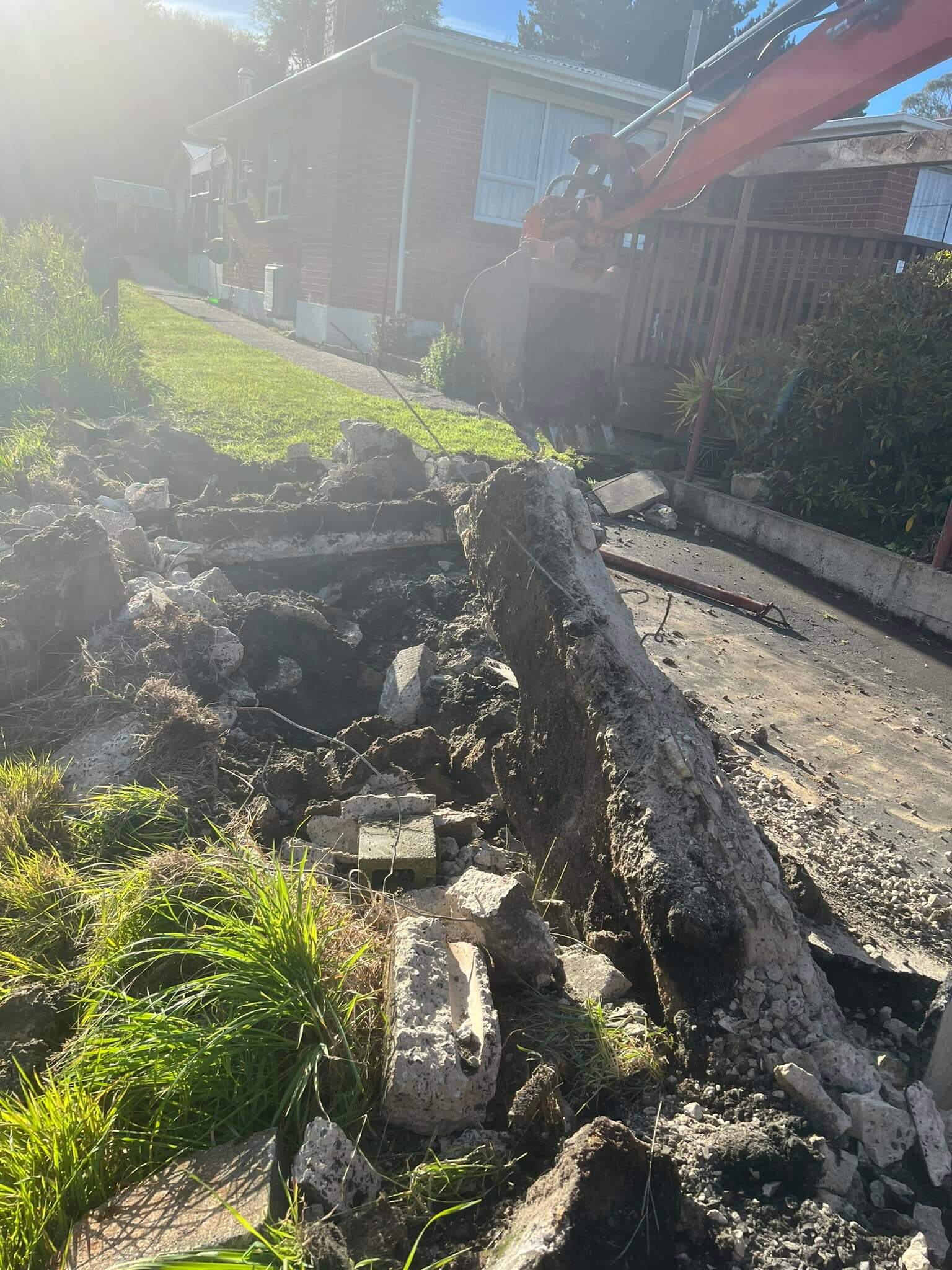 Residential demolition and site preparation project in Dunedin
