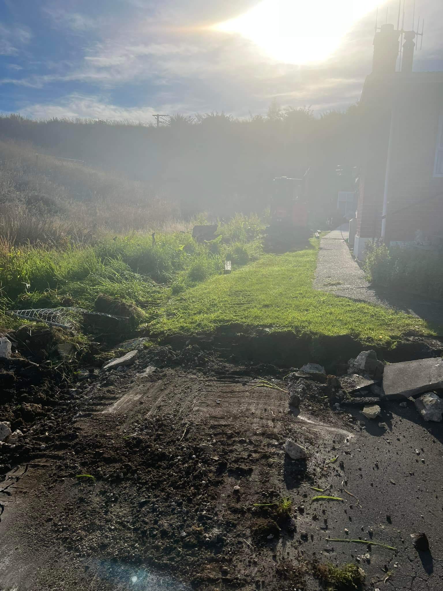 Residential demolition and site preparation project completed by Smith Civil & Excavation Ltd in Dunedin
