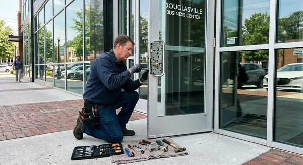 Commercial Door Lock Stuck or Broken? When Removal and Replacement Are Needed